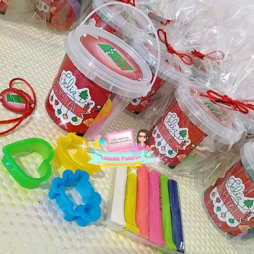 Kit Massinha no Potinho + Cortadores Natal