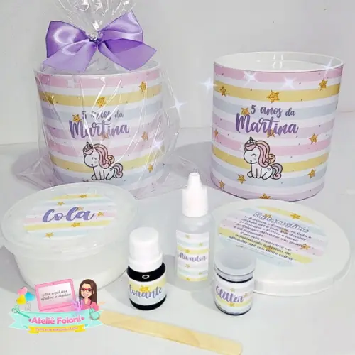 Kit Slime na Tubolata Personalizada