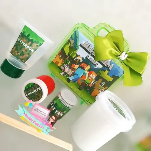 Kit Slime na Maletinha Personalizado