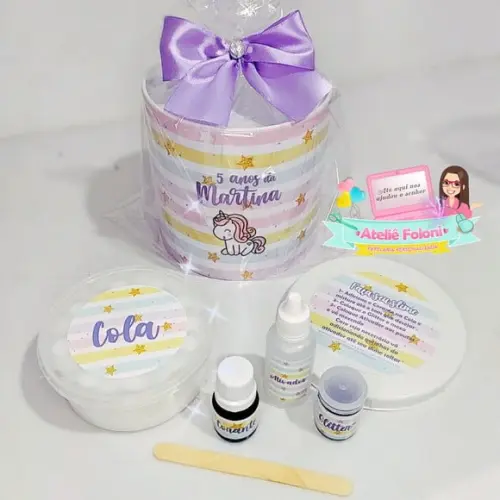 Kit Slime na Tubolata Personalizada