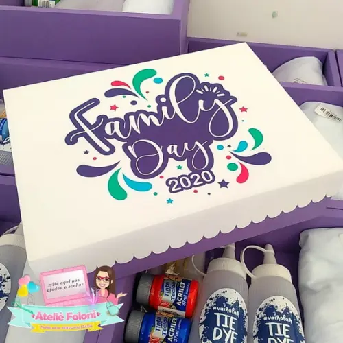 Kit Tie Dye Personalizado Family Day