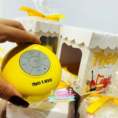 Mini Caixa de Som a Prova de Água Bluetooh