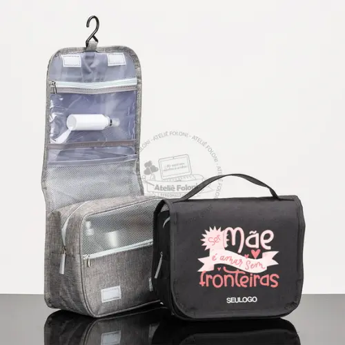 Necessaire com Divisórias Dia das Mães Personalizadas