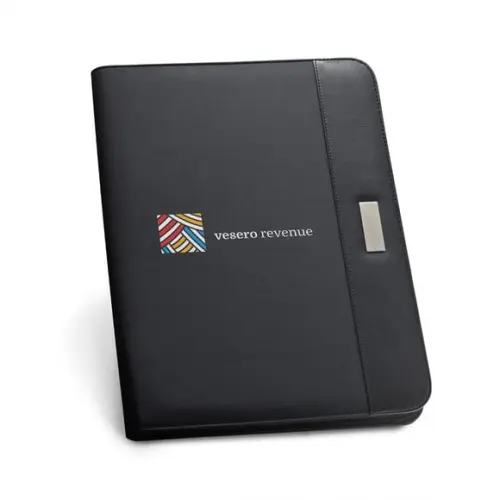 Pasta A4 em C.sintético Microfibra Personalizada com Folhas