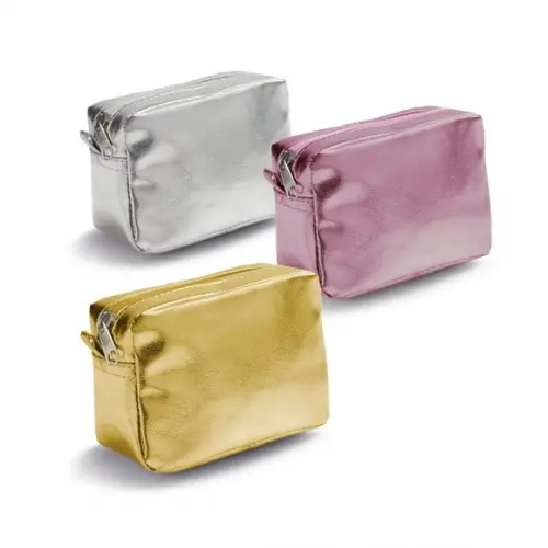 Necessaire Pvc com Zíper Metalizada Personalizadas