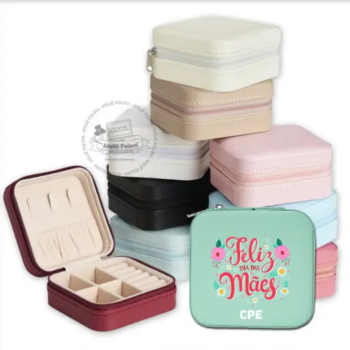 Porta Jóias Personalizado Estampado Dia das Mães