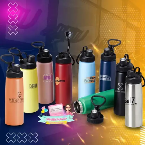 Squezze Inox 900 ml Personalizada