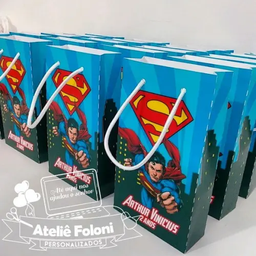 Sacolinha Personalizada Super Homem
