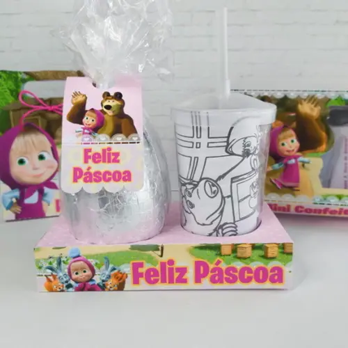 Suporte para Ovo de Páscoa e Copo (somente a Caixa)