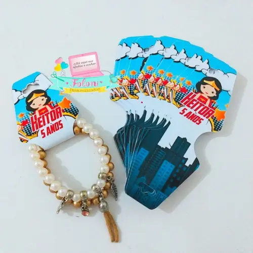Tags para pulseiras Personalizadas
