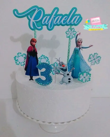 Topper de bolo Frozen