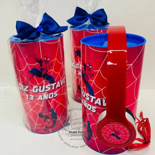 Tubolata com Headphone Personalizado Qualquer Tema