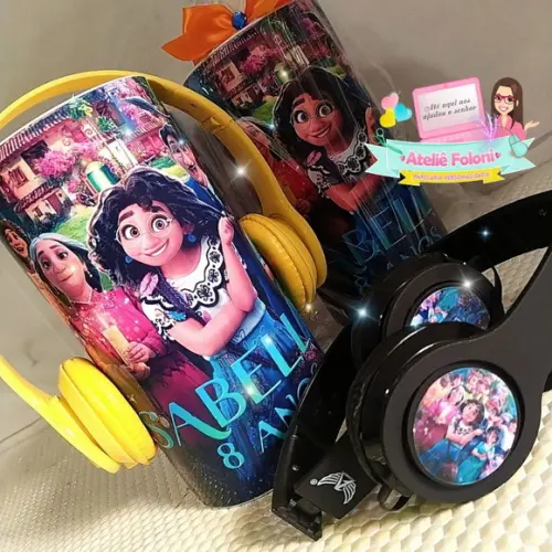 Tubolata com Headphone Personalizado Qualquer Tema