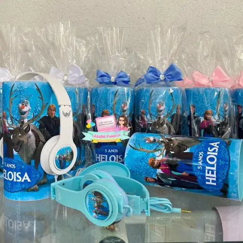 Tubolata com Headphone Personalizado Frozen