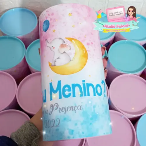 Tubolata Personalizada 10x20 Chá Revelação