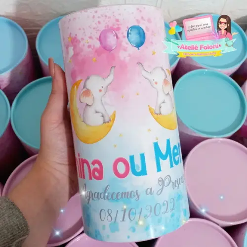 Tubolata Personalizada 10x20 Chá Revelação