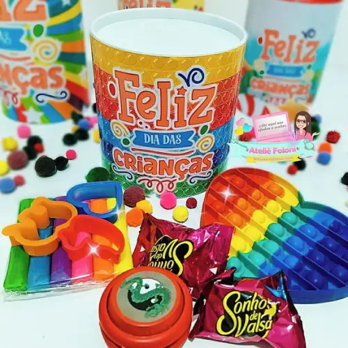 Tubolata Personalizada Com Pop It E Massinha