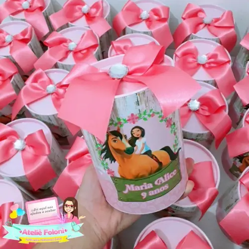 Tubolatas Personalizadas 10x14 com Laço Luxo