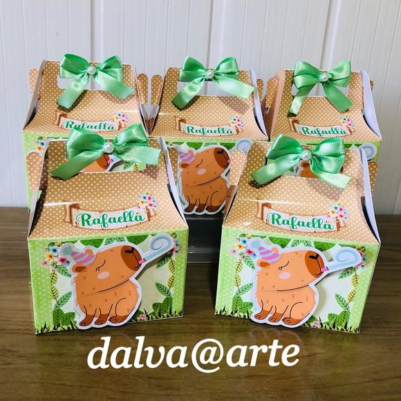 Caixinha Lancheirinha Capivara