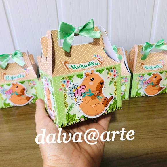 Caixinha Lancheirinha Capivara