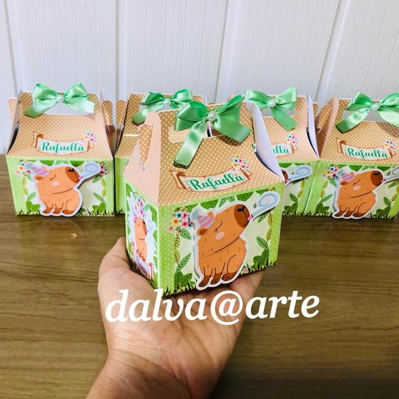 Caixinha Lancheirinha Capivara