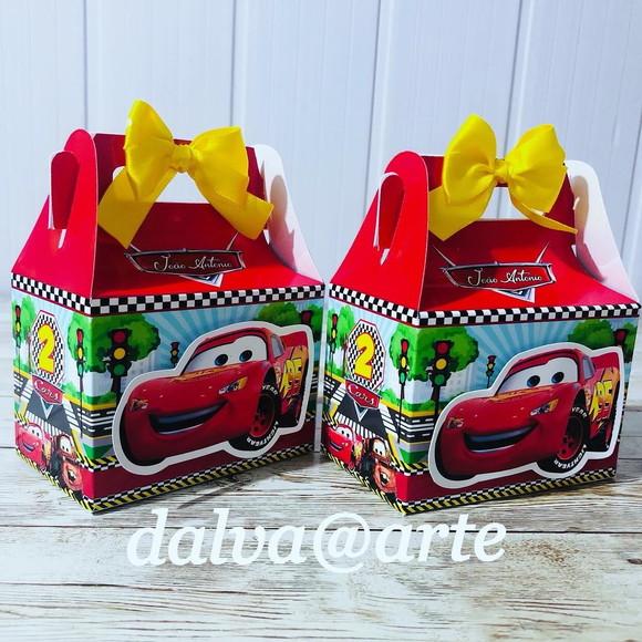 Caixinha Lancheirinha Carros