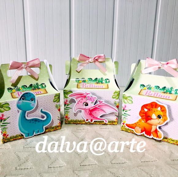 Caixinha Lancheirinha Dinossauros