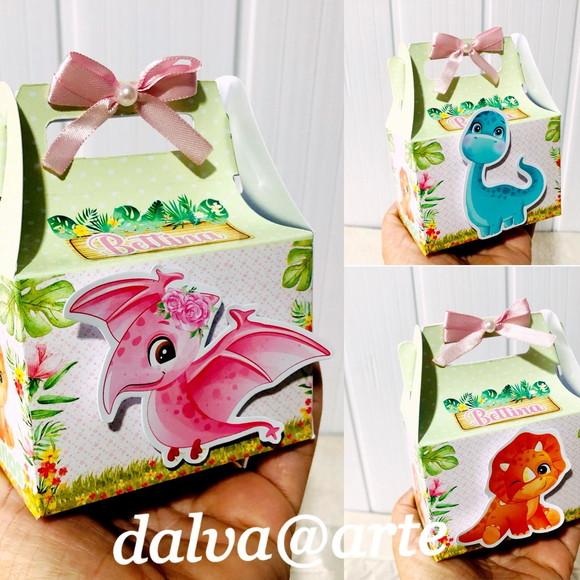 Caixinha Lancheirinha Dinossauros
