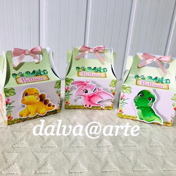 Caixinha Lancheirinha Dinossauros
