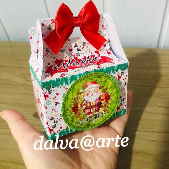 Caixinha Lancheirinha Lembrancinha de Natal