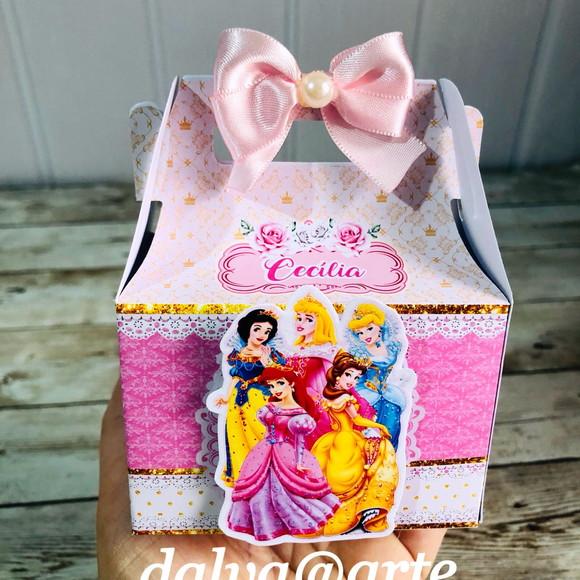 Caixinha Lancheirinha Princesas