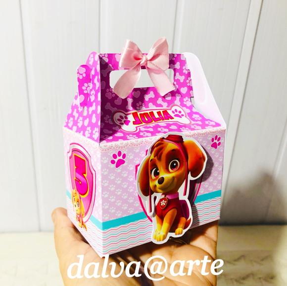 Caixinha Lancheirinha Skye Patrulha Canina