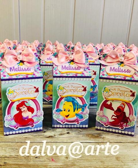 Caixinha Milk Ariel e Seus Amigos