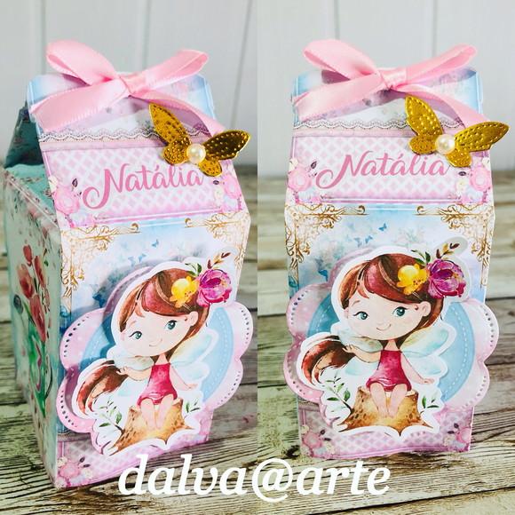 Caixinha Milk Bosque Encantado(versão Aquarela)