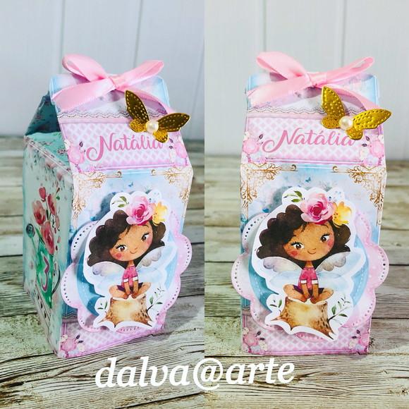Caixinha Milk Bosque Encantado (versão Aquarela)