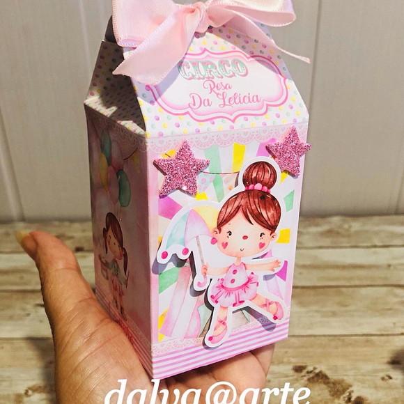 Caixinha Milk Circo Rosa