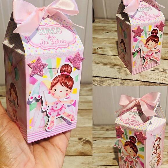 Caixinha Milk Circo Rosa