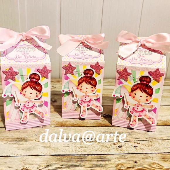 Caixinha Milk Circo Rosa