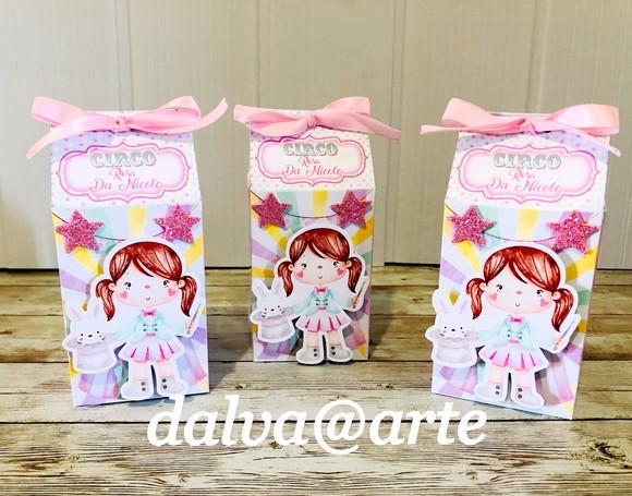 Caixinha Milk Circo Rosa