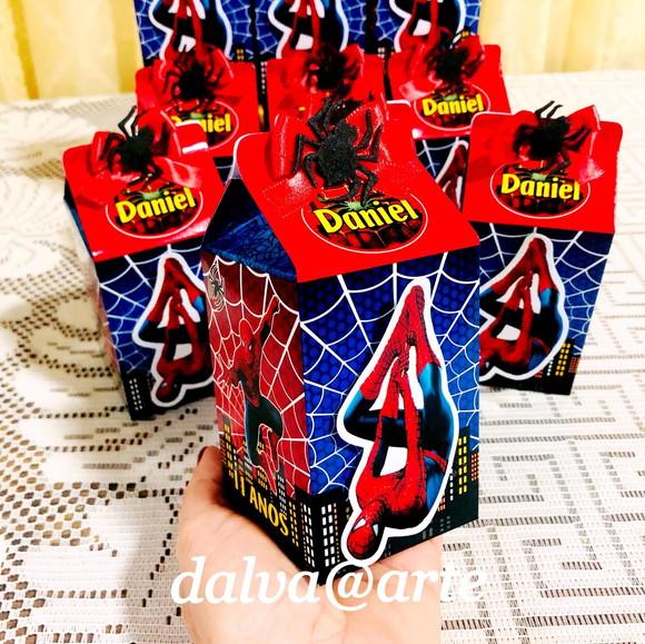 Caixinha Milk Homem Aranha