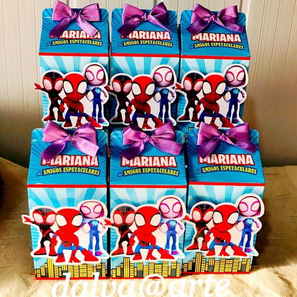 Caixinha Milk Homem Aranha e Seus Amigos Espetaculares
