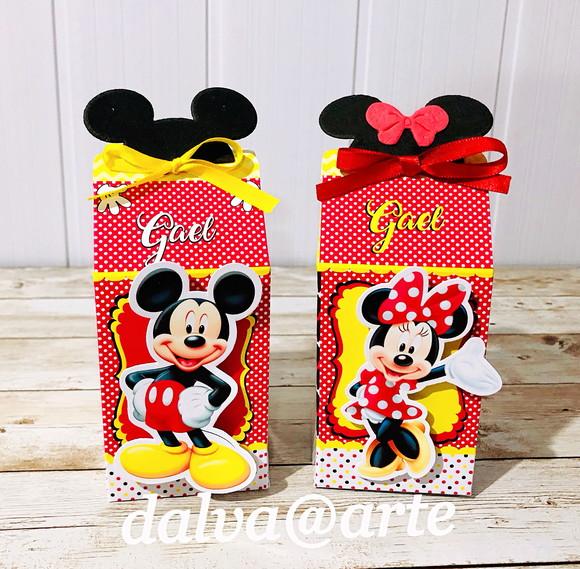Caixinha Milk Mickey e Minnie