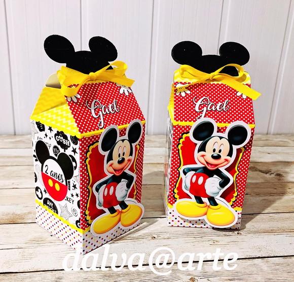 Caixinha Milk Mickey e Minnie