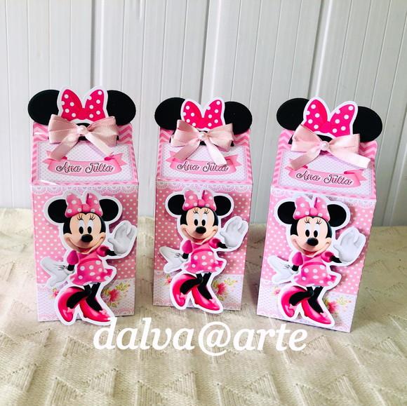 Caixinha Milk Minnie Rosa