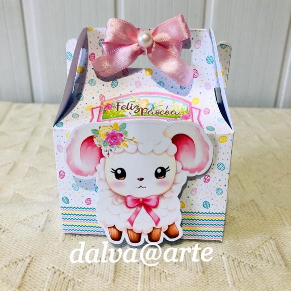 Caixinha Mini Lancheirinha Ovelhinha
