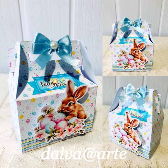 Caixinha Mini Lancheirinha Páscoa