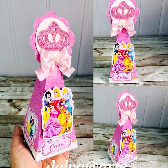 Caixinha Pirâmide Princesas