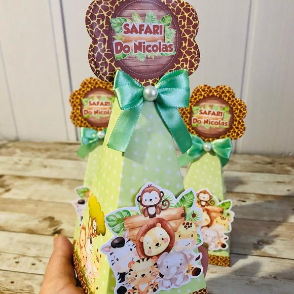Caixinha Pirâmide Safari