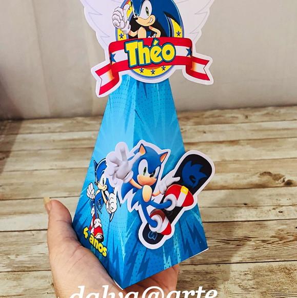 Caixinha Pirâmide Sonic