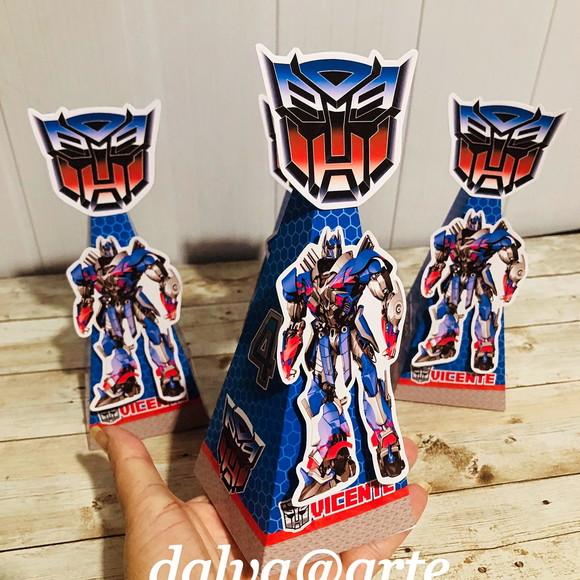 Caixinha Pirâmide Transformers